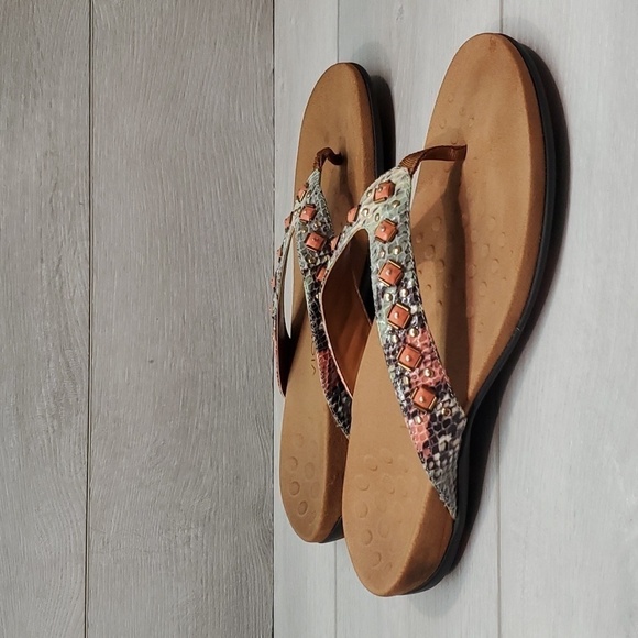 Vionic Women Floriana Comfort Sandals Flip Flop shoes sz 10 - Picture 2 of 11
